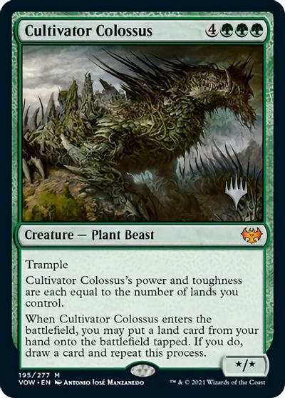 Cultivator Colossus (Promo Pack) [Innistrad: Crimson Vow Promos] | Impulse Games and Hobbies