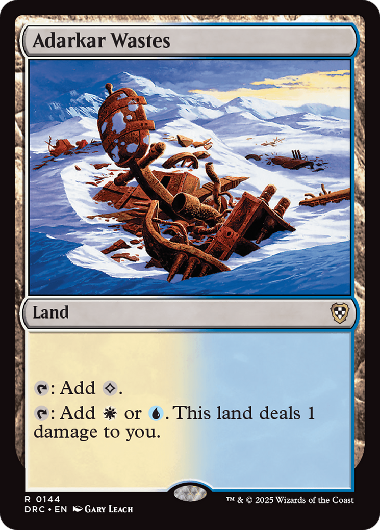 Adarkar Wastes [Aetherdrift Commander] | Impulse Games and Hobbies