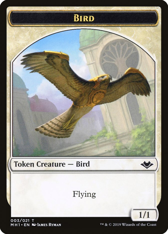 Angel (002) // Bird (003) Double-Sided Token [Modern Horizons Tokens] | Impulse Games and Hobbies