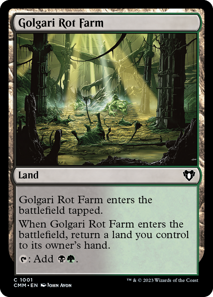 Golgari Rot Farm [Commander Masters] | Impulse Games and Hobbies