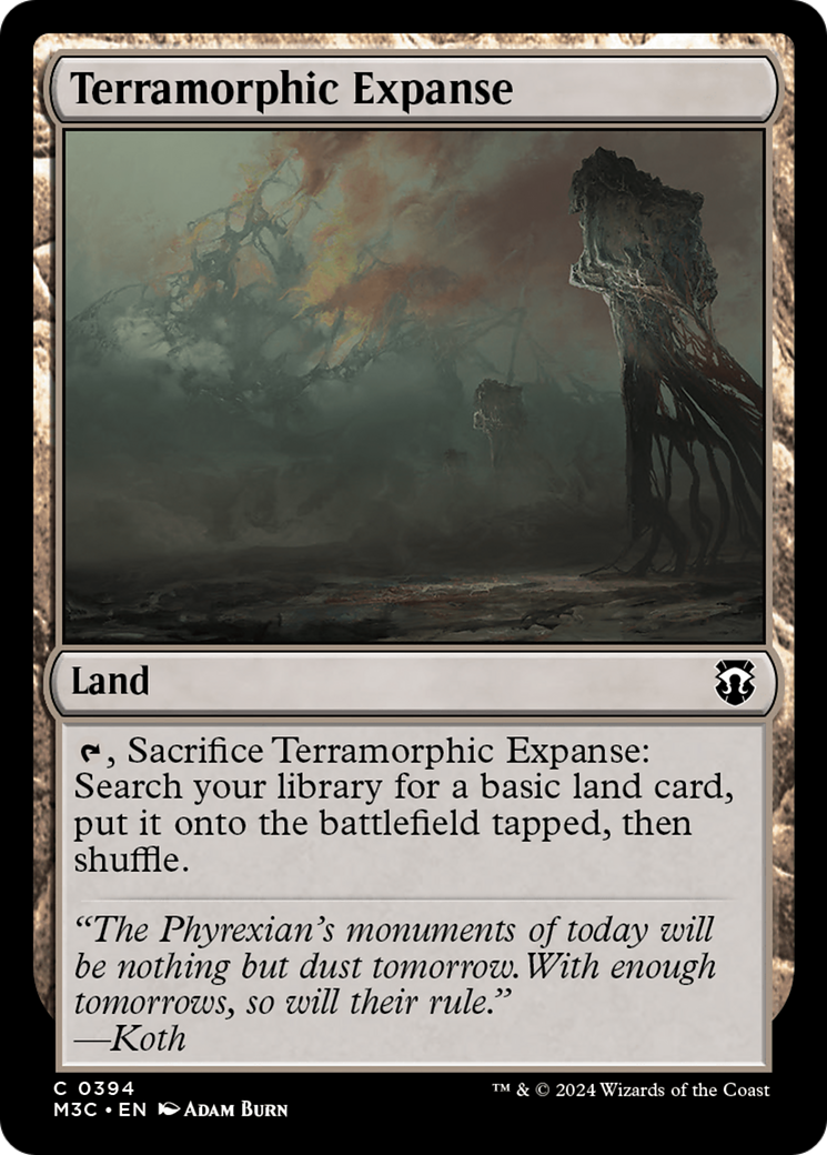 Terramorphic Expanse (Ripple Foil) [Modern Horizons 3 Commander] | Impulse Games and Hobbies