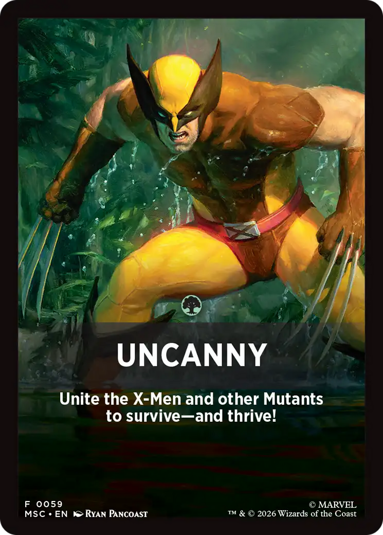 Uncanny Theme Card [Marvel Super Heroes Commander] | Impulse Games and Hobbies