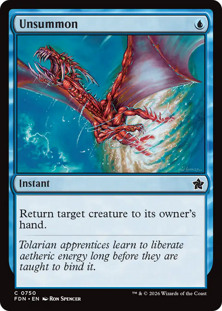 Unsummon (0750) [Foundations] | Impulse Games and Hobbies
