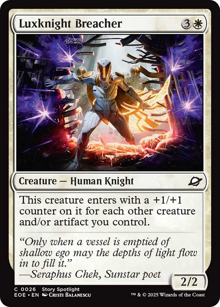 Luxknight Breacher [Edge of Eternities] | Impulse Games and Hobbies