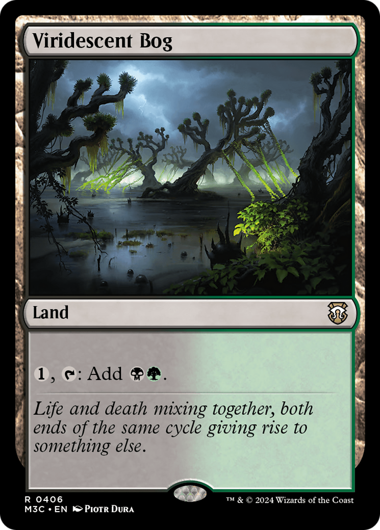 Viridescent Bog (Ripple Foil) [Modern Horizons 3 Commander] | Impulse Games and Hobbies
