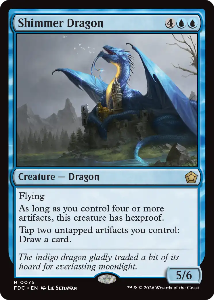 Shimmer Dragon [Foundations Commander] | Impulse Games and Hobbies