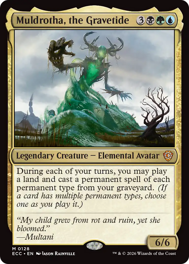 Muldrotha, the Gravetide [Lorwyn Eclipsed Commander] | Impulse Games and Hobbies