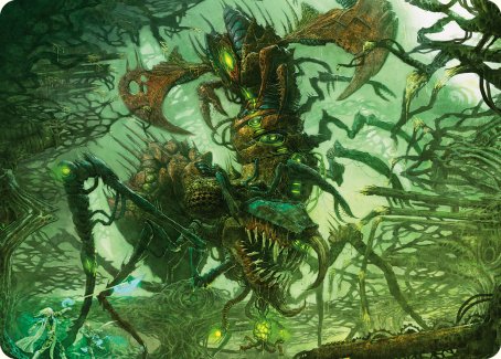 Skyscythe Engulfer Art Card [Phyrexia: All Will Be One Art Series] | Impulse Games and Hobbies