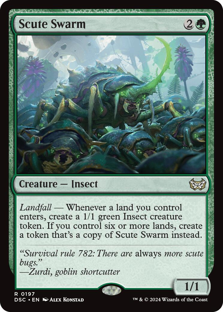Scute Swarm [Duskmourn: House of Horror Commander] | Impulse Games and Hobbies
