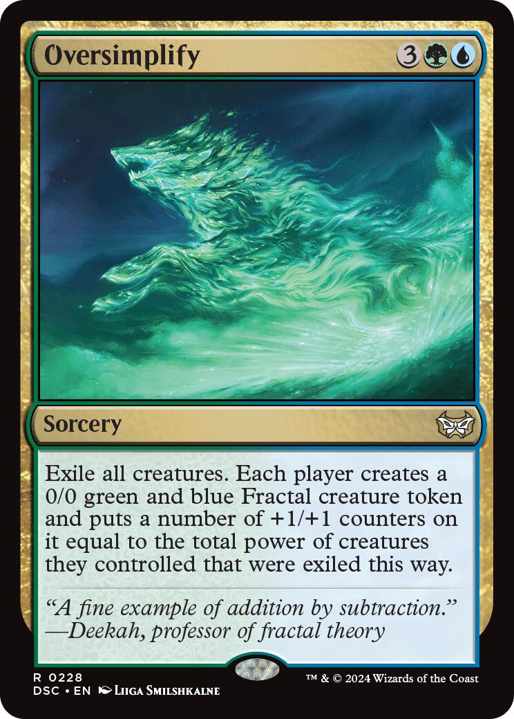 Oversimplify [Duskmourn: House of Horror Commander] | Impulse Games and Hobbies