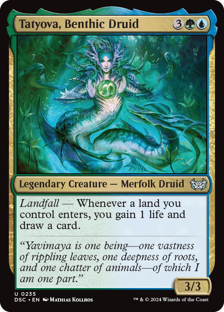 Tatyova, Benthic Druid [Duskmourn: House of Horror Commander] | Impulse Games and Hobbies