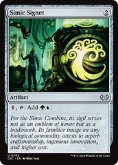 Simic Signet [Duskmourn: House of Horror Commander] | Impulse Games and Hobbies
