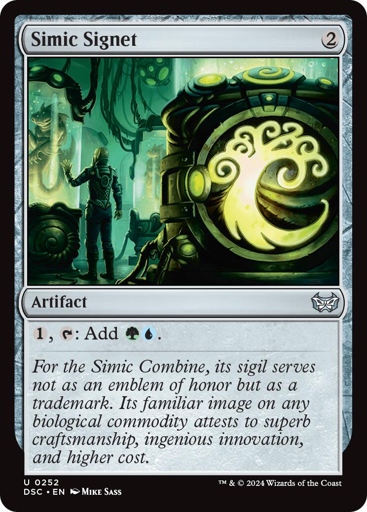 Simic Signet [Duskmourn: House of Horror Commander] | Impulse Games and Hobbies