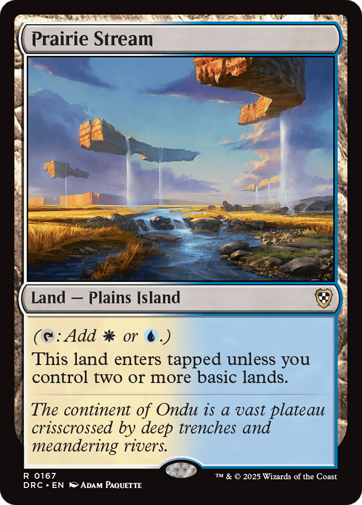 Prairie Stream [Aetherdrift Commander] | Impulse Games and Hobbies