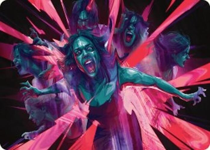 Waltz of Rage Art Card [Duskmourn: House of Horror Art Series] | Impulse Games and Hobbies