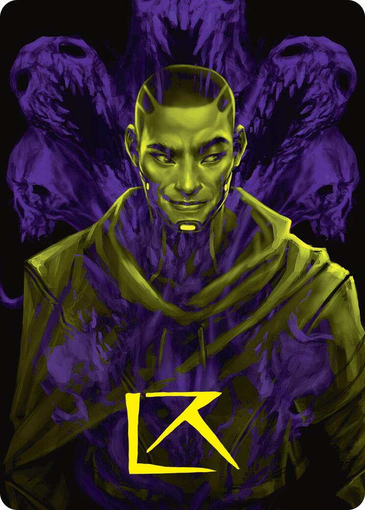 Kaito, Bane of Nightmares Art Card (Gold-Stamped Signature) [Duskmourn: House of Horror Art Series] | Impulse Games and Hobbies