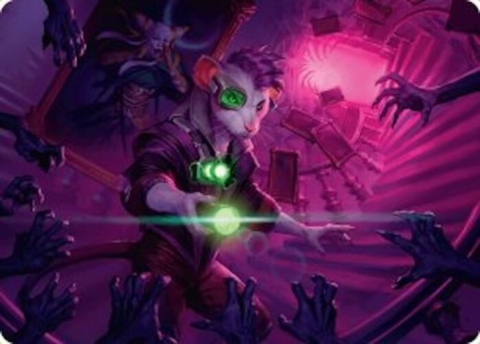 Nashi, Searcher in the Dark Art Card (21/54) [Duskmourn: House of Horror Art Series] | Impulse Games and Hobbies