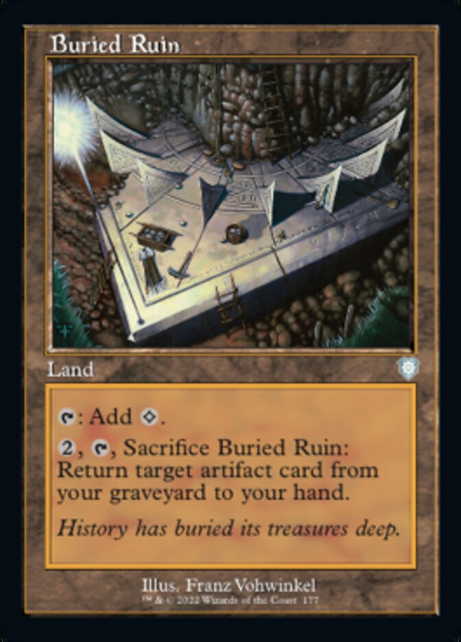 Buried Ruin (Retro) [The Brothers' War Commander] | Impulse Games and Hobbies