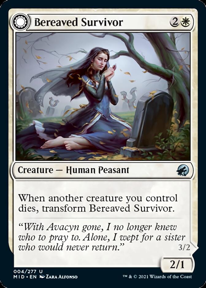 Bereaved Survivor // Dauntless Avenger [Innistrad: Midnight Hunt] | Impulse Games and Hobbies