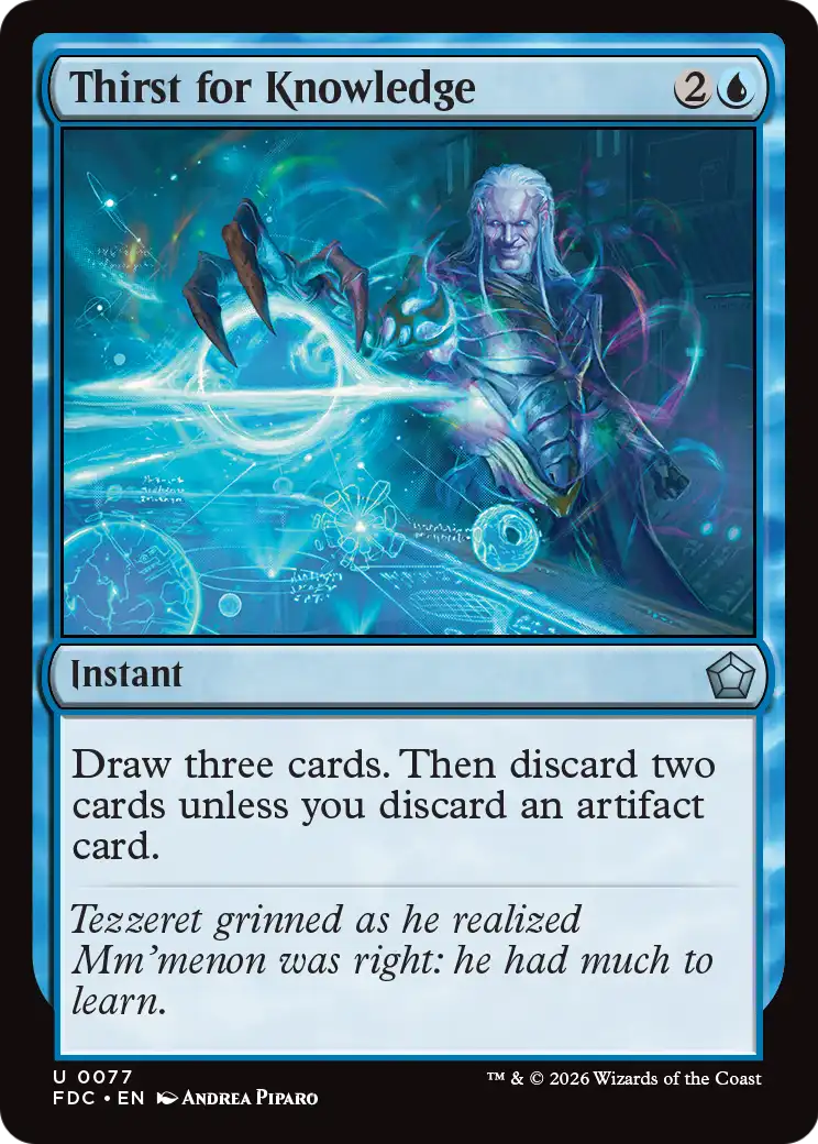 Thirst for Knowledge [Foundations Commander] | Impulse Games and Hobbies