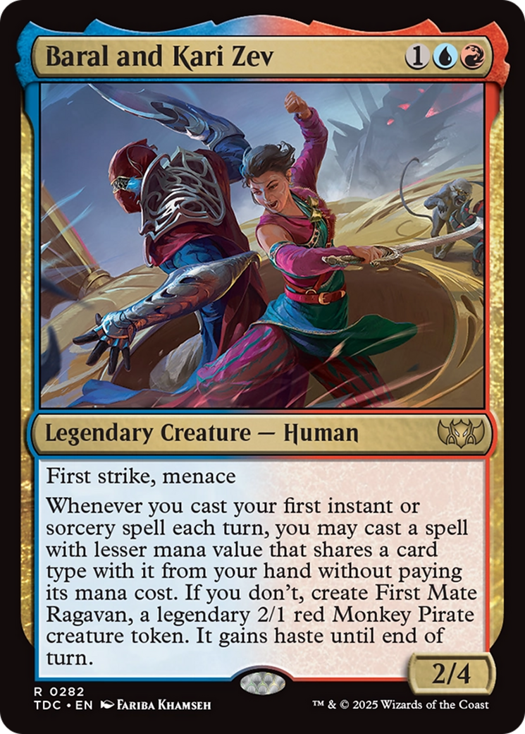 Baral and Kari Zev [Tarkir: Dragonstorm Commander] | Impulse Games and Hobbies