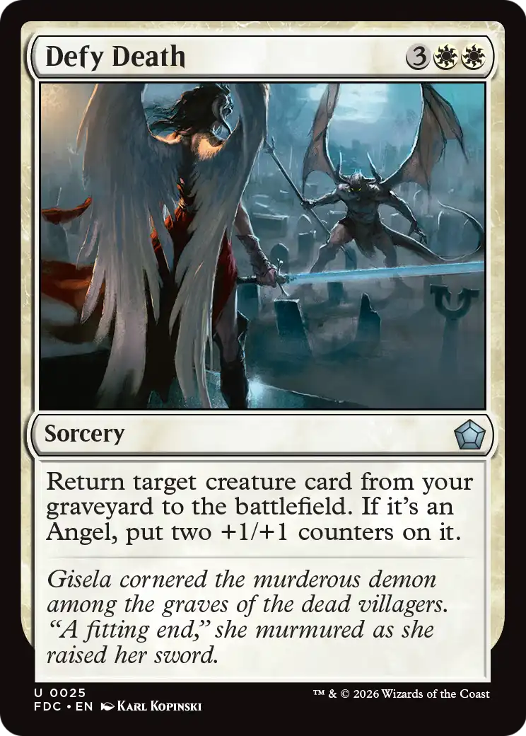 Defy Death [Foundations Commander] | Impulse Games and Hobbies