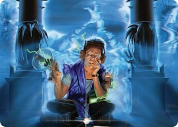 Oblivious Bookworm Art Card [Duskmourn: House of Horror Art Series] | Impulse Games and Hobbies