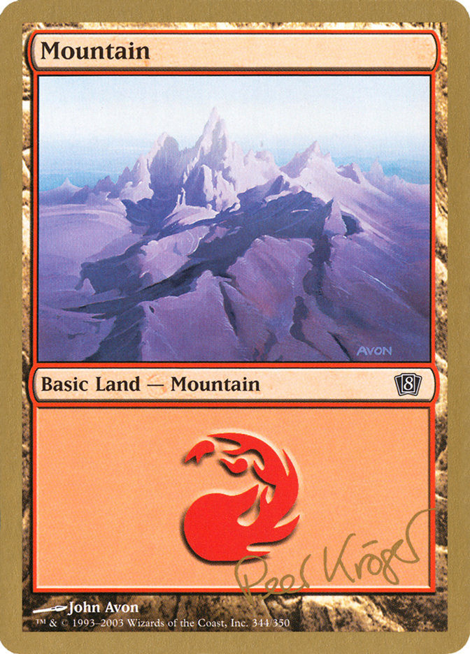 Mountain (344) (Peer Kroger) [World Championship Decks 2003] | Impulse Games and Hobbies