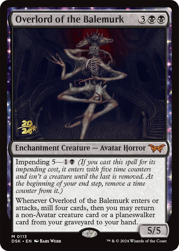 Overlord of the Balemurk [Duskmourn: House of Horror Prerelease Promos] | Impulse Games and Hobbies