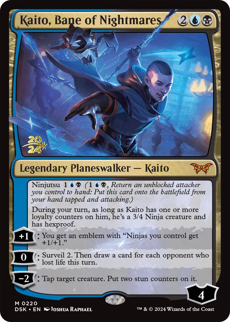 Kaito, Bane of Nightmares [Duskmourn: House of Horror Prerelease Promos] | Impulse Games and Hobbies
