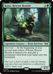 Kona, Rescue Beastie (0187) [Duskmourn: House of Horror Prerelease Promos] | Impulse Games and Hobbies