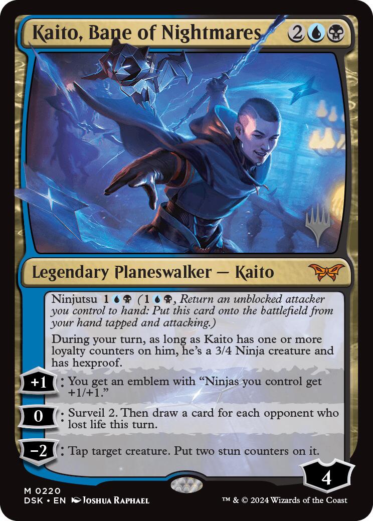 Kaito, Bane of Nightmares (Promo Pack) [Duskmourn: House of Horror Promos] | Impulse Games and Hobbies