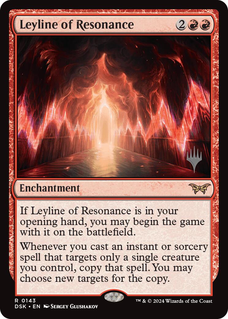 Leyline of Resonance (Promo Pack) [Duskmourn: House of Horror Promos] | Impulse Games and Hobbies