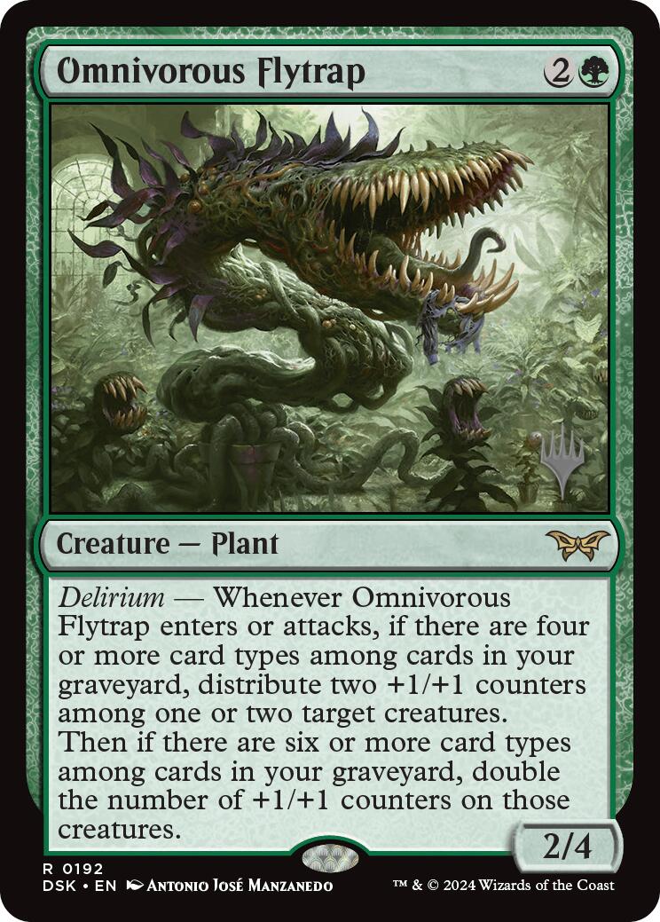 Omnivorous Flytrap (Promo Pack) [Duskmourn: House of Horror Promos] | Impulse Games and Hobbies