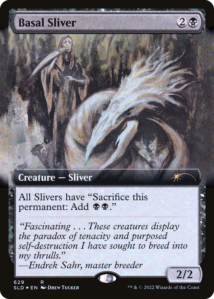 Basal Sliver (Extended Art) [Secret Lair Drop Promos] | Impulse Games and Hobbies