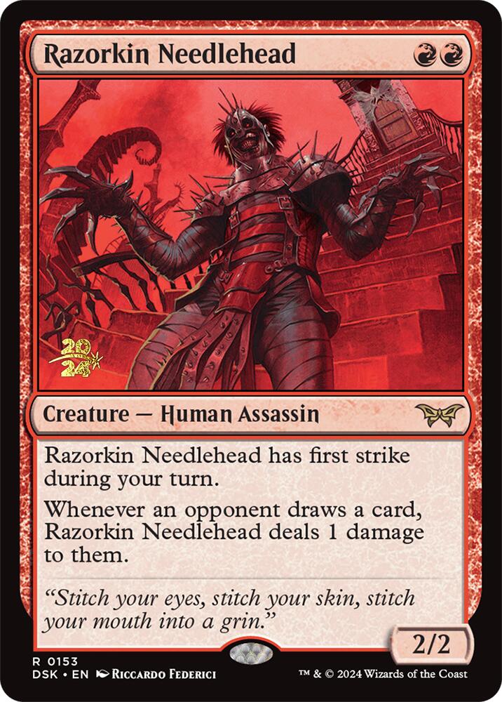 Razorkin Needlehead [Duskmourn: House of Horror Prerelease Promos] | Impulse Games and Hobbies