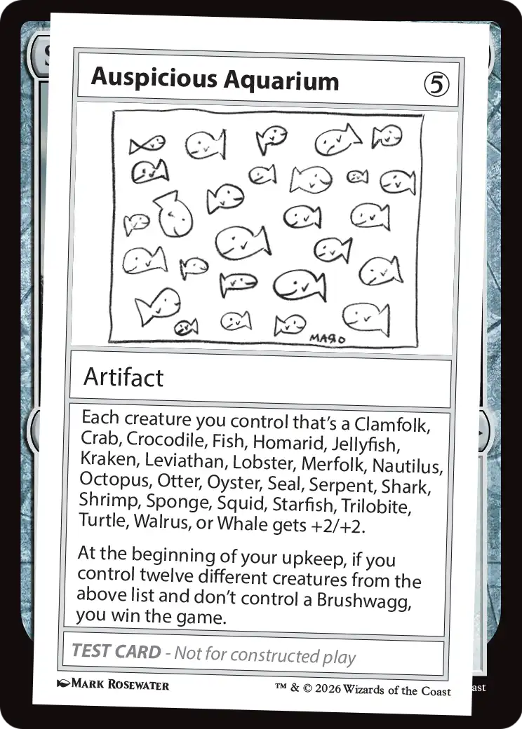 Auspicious Aquarium [Mystery Booster Playtest Cards] | Impulse Games and Hobbies