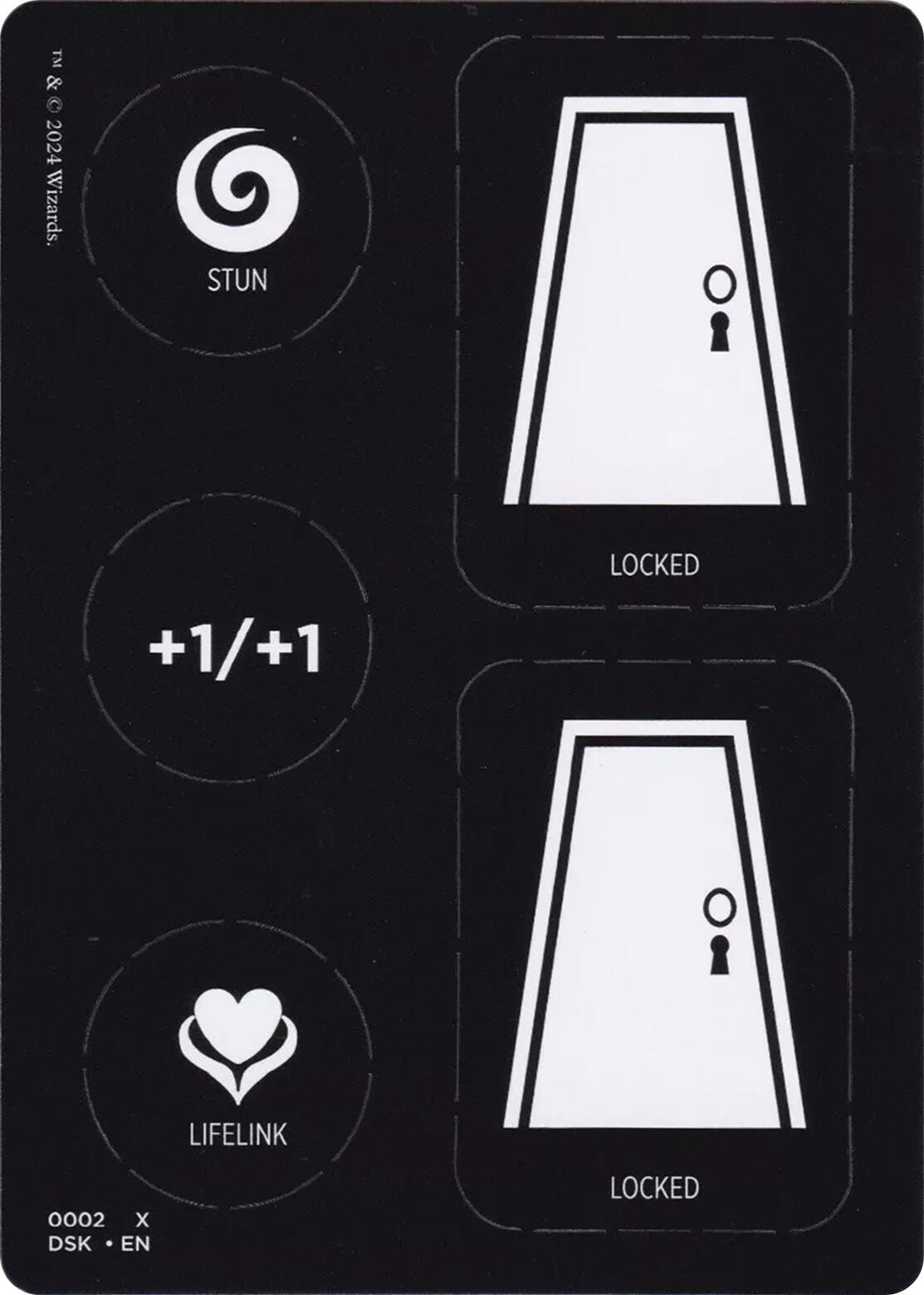 Punch Card Token (1 // 2) [Duskmourn: House of Horror Tokens] | Impulse Games and Hobbies
