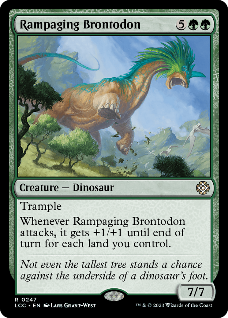Rampaging Brontodon [The Lost Caverns of Ixalan Commander] | Impulse Games and Hobbies