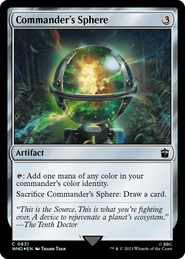 Commander's Sphere (Surge Foil) [Doctor Who] | Impulse Games and Hobbies