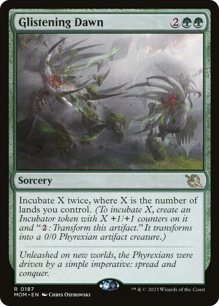 Glistening Dawn (Promo Pack) [March of the Machine Promos] | Impulse Games and Hobbies