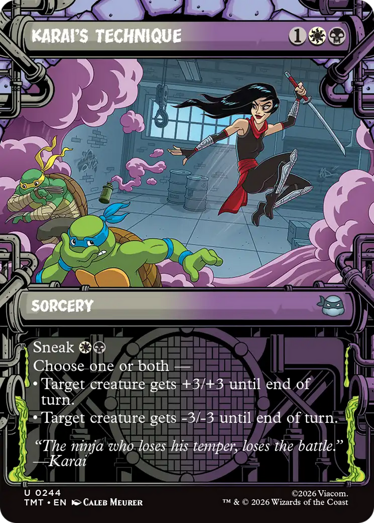 Karai's Technique (Showcase) [Teenage Mutant Ninja Turtles] | Impulse Games and Hobbies