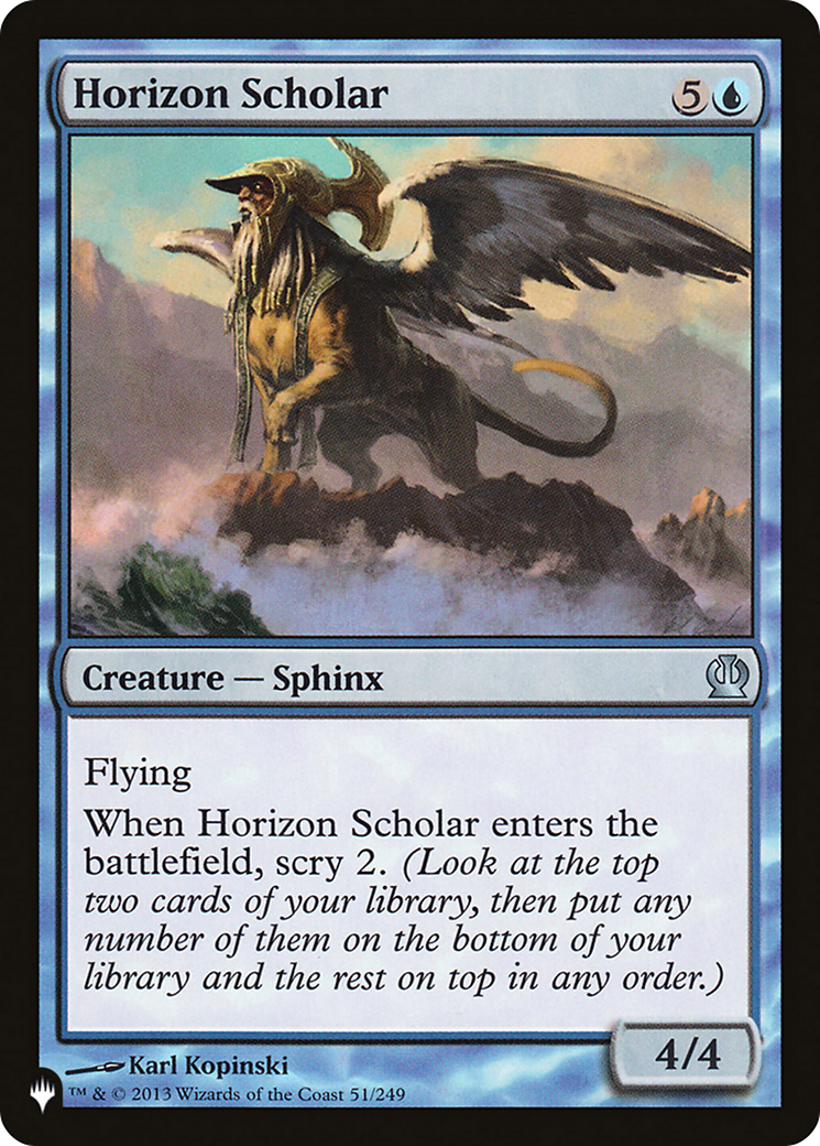 Horizon Scholar [The List Reprints] | Impulse Games and Hobbies