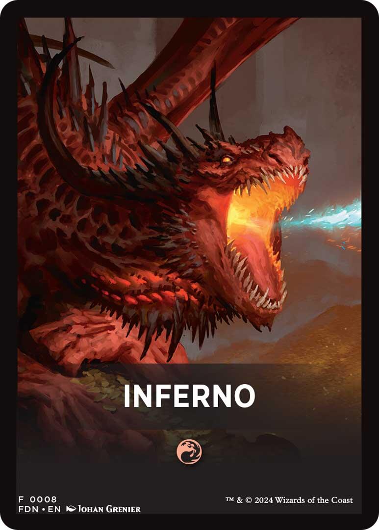 Inferno Theme Card [Foundations Tokens] | Impulse Games and Hobbies