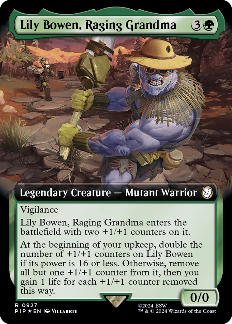 Lily Bowen, Raging Grandma (Extended Art) (Surge Foil) [Fallout] | Impulse Games and Hobbies