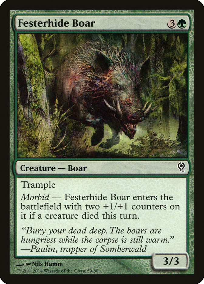 Festerhide Boar [Duel Decks: Jace vs. Vraska] | Impulse Games and Hobbies