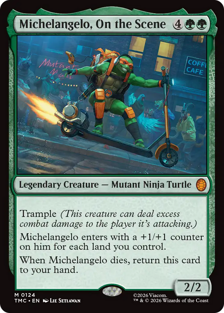 Michelangelo, On the Scene [Teenage Mutant Ninja Turtles Commander] | Impulse Games and Hobbies