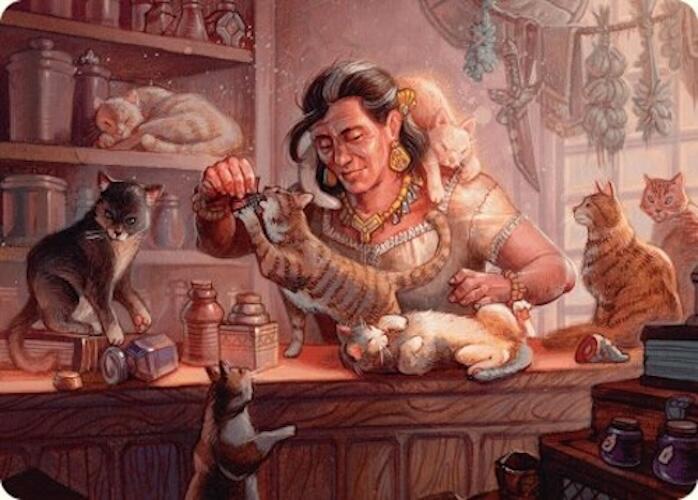 Cat Collector Art Card (1/54) [Foundations Art Series] | Impulse Games and Hobbies