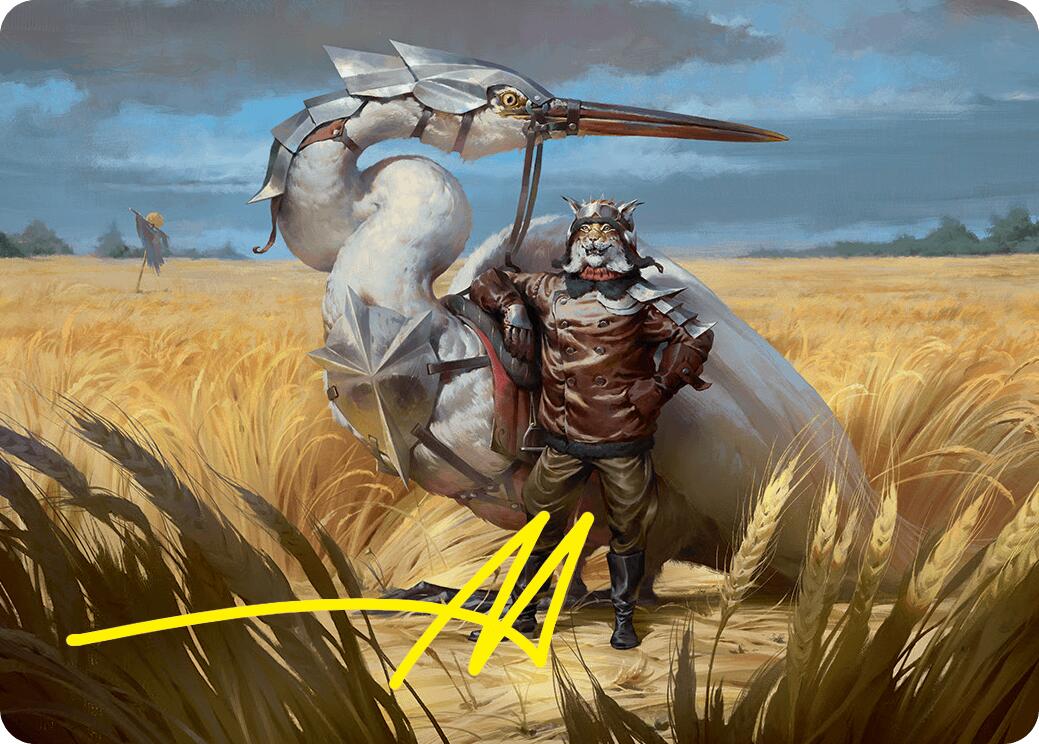 Skyknight Squire Art Card (4/54) (Gold-Stamped Signature) [Foundations Art Series] | Impulse Games and Hobbies