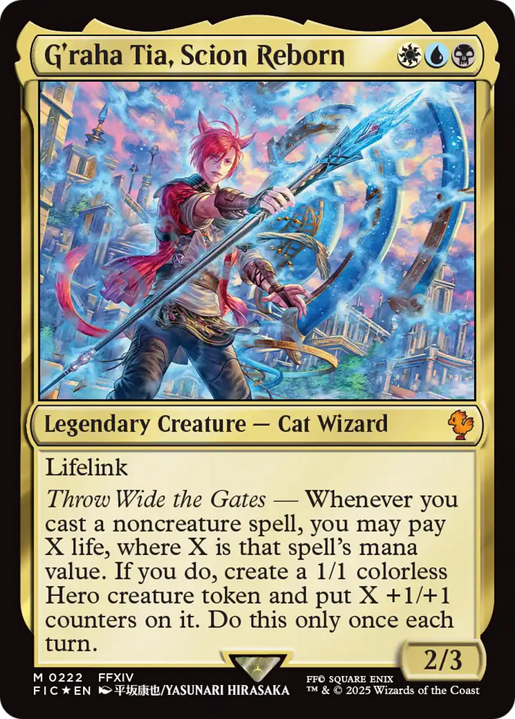 G'raha Tia, Scion Reborn (Surge Foil) [FINAL FANTASY Commander] | Impulse Games and Hobbies